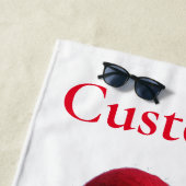 Zeemeermin ontspannen met drank Thunder_Cove Strandlaken (In situ)