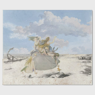 Zeemeermin  ontvlechting strand cadeaupapier