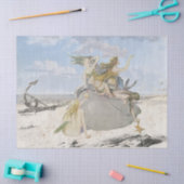 Zeemeermin  ontvlechting strand tissuepapier (Craft)