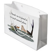 Zeemeermin op bediende dok groot cadeauzakje (Achterkant Gekanteld)