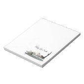 Zeemeermin op Boat Dock Notitieblok (Linkerzijde)