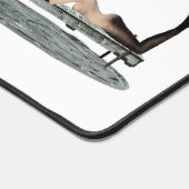 Zeemeermin op boot dock desk mat (Hoek)
