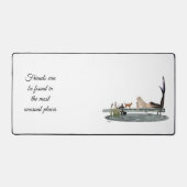 Zeemeermin op boot dock desk mat (Voorkant)
