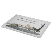 Zeemeermin op bootdok snijplank (Hoek)