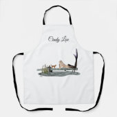 Zeemeermin op bootdok Vrouwen Schort (Voorkant)