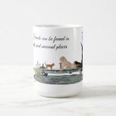 Zeemeermin op de Mok van de koffie van het havendo (Center)