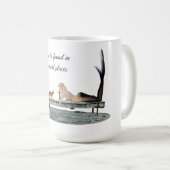 Zeemeermin op de Mok van de koffie van het havendo (Voorkant rechts)