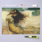 Zeemeermin op Golden Sands Tissuepapier (Craft)