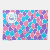 zeemeermin op hart theedoek (Horizontaal)