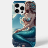 Zeemeermin op het strand 's nachts Case-Mate iPhone case (Achterkant)