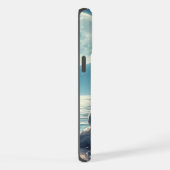 Zeemeermin op het strand 's nachts iPhone hoesje (Rechterkant)