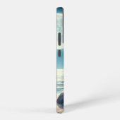 Zeemeermin op het strand 's nachts samsung galaxy hoesje (Rechterkant)