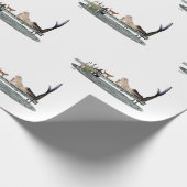 Zeemeermin op papier met kartonnen dop (Hoek)