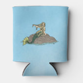 Zeemeermin op Rocks Blikjeskoeler (Voorkant)