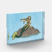 Zeemeermin op Rocks Fotoblokken (Links)