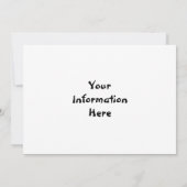 Zeemeermin op Rocks Kaart (Achterkant)