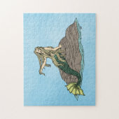 Zeemeermin op Rocks Legpuzzel (Verticaal)