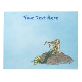 Zeemeermin op Rocks Notitieblok