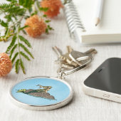 Zeemeermin op Rocks Sleutelhanger (Zijkant)