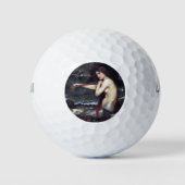 Zeemeermin op strand golfballen (Voorkant)