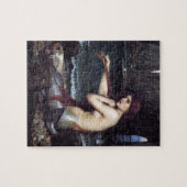 Zeemeermin op strand legpuzzel (Horizontaal)