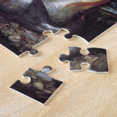 Zeemeermin op strand legpuzzel (Zijkant)