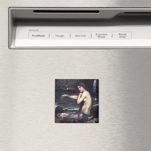 Zeemeermin op strand magneet (Insitu (Vaatwasser))