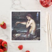 Zeemeermin op strand servet (Insitu)