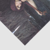 Zeemeermin op strand tissuepapier (Detail)