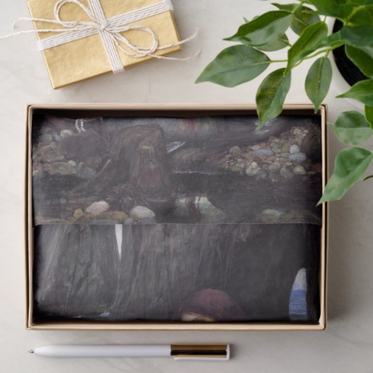 Zeemeermin op strand tissuepapier (Geschenk)