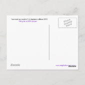 Zeemeermin op vakantie briefkaart (Achterkant)