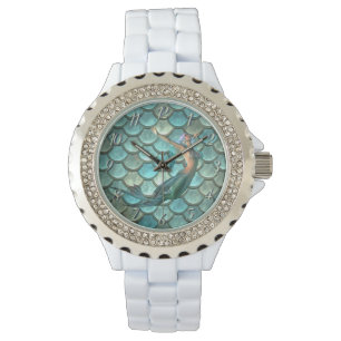 Zeemeermin op zeemeermin horloge