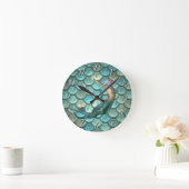 Zeemeermin op zeemeermin ronde klok (Huis)