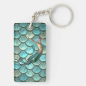 Zeemeermin op zeemeermin sleutelhanger (achterkant)