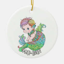 Zeemeermin Ornament - Mer-Baby (meisje)
