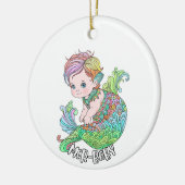 Zeemeermin Ornament - Mer-Baby (meisje) (Links)