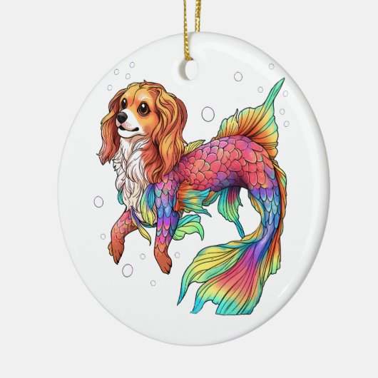 Zeemeermin Ornament - Mer-Pup (Links)