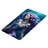 Zeemeermin Paarse Haar Magneet (Linkerzijde)