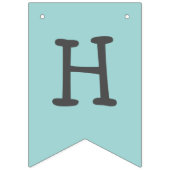 Zeemeermin Partij Paarse Blauwgroen Bunting Flag Vlaggetjes (Tweede vlag)