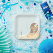 Zeemeermin partij papier bord (Feest)