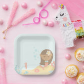 Zeemeermin partij papier bord (Feest)