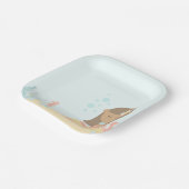 Zeemeermin partij papier bord (Gebogen)