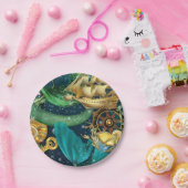 Zeemeermin partij stukken papieren bordje (Feest)