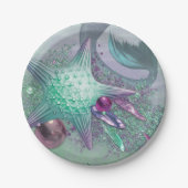 Zeemeermin partij stukken papieren bordje (Voorkant)