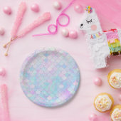 Zeemeermin Party Borden Paarse iriserende Bord (Feest)