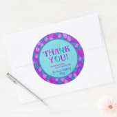 Zeemeermin Party Dank u Stickers | PAARSE & BLAUWG (Envelop)