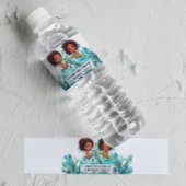 Zeemeermin Party Dank u Waterfles Etiket