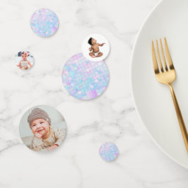 Zeemeermin Party Decoratie Aangepaste Foto Confetti