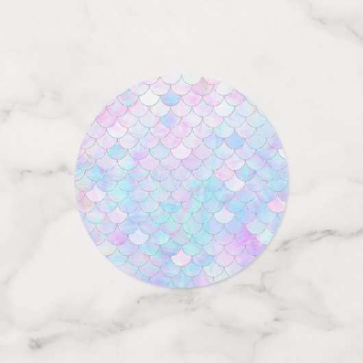 Zeemeermin Party Decoratie Aangepaste Foto Confetti (Kleine voorkant)