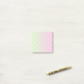 Zeemeermin Pastel Rainbow Gradient Waterverf minim Post-it® Notes (Op bureau)
